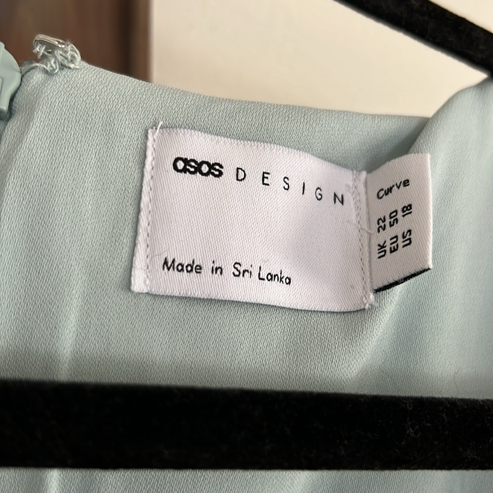 ASOS Curve Blue Midi dress - Picture 5 of 8